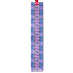 Purple Blue Ikat Stripes Large Book Marks by SpinnyChairDesigns