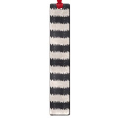 Black And White Zebra Ikat Stripes Large Book Marks by SpinnyChairDesigns