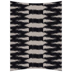 Black And White Zebra Ikat Stripes Back Support Cushion