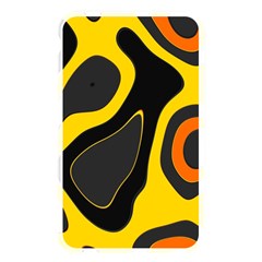 Yellow Black Orange Abstract Art Pattern Memory Card Reader (rectangular) by SpinnyChairDesigns