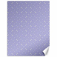 Royal Purple Grey And White Truchet Pattern Canvas 12  X 16  by SpinnyChairDesigns