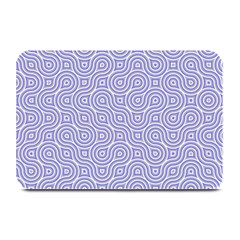 Royal Purple Grey And White Truchet Pattern Plate Mats by SpinnyChairDesigns