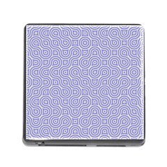 Royal Purple Grey And White Truchet Pattern Memory Card Reader (square 5 Slot) by SpinnyChairDesigns