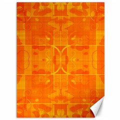 Orange Peel Abstract Batik Pattern Canvas 36  X 48  by SpinnyChairDesigns