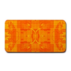 Orange Peel Abstract Batik Pattern Medium Bar Mats by SpinnyChairDesigns