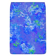 Bright Blue Paint Splatters Removable Flap Cover (l) by SpinnyChairDesigns