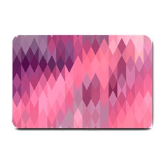 Pink Purple Diamond Pattern Small Doormat  by SpinnyChairDesigns