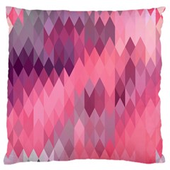 Pink Purple Diamond Pattern Standard Flano Cushion Case (one Side) by SpinnyChairDesigns