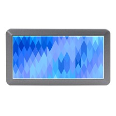 Aqua Blue Diamond Pattern Memory Card Reader (Mini)