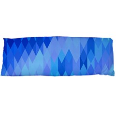 Aqua Blue Diamond Pattern Body Pillow Case Dakimakura (Two Sides)