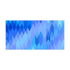 Aqua Blue Diamond Pattern Yoga Headband