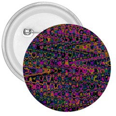 Colorful Bohemian Mosaic Pattern 3  Buttons by SpinnyChairDesigns