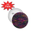 Colorful Bohemian Mosaic Pattern 1.75  Buttons (10 pack) Front