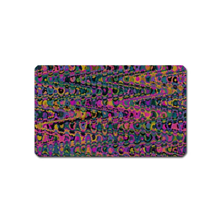 Colorful Bohemian Mosaic Pattern Magnet (Name Card)