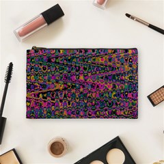 Colorful Bohemian Mosaic Pattern Cosmetic Bag (medium) by SpinnyChairDesigns