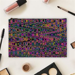 Colorful Bohemian Mosaic Pattern Cosmetic Bag (large) by SpinnyChairDesigns