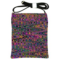 Colorful Bohemian Mosaic Pattern Shoulder Sling Bag by SpinnyChairDesigns