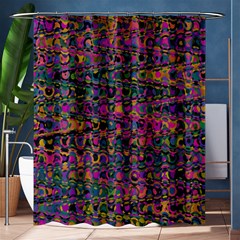 Colorful Bohemian Mosaic Pattern Shower Curtain 60  X 72  (medium)  by SpinnyChairDesigns