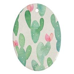 Photography-backdrops-for-baby-pictures-cactus-photo-studio-background-for-birthday-shower-xt-5654 Oval Ornament (two Sides) by Sobalvarro