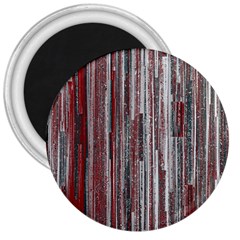 Abstract Grunge Stripes Red White Green 3  Magnets by SpinnyChairDesigns