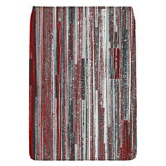 Abstract Grunge Stripes Red White Green Removable Flap Cover (s) by SpinnyChairDesigns