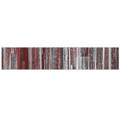 Abstract Grunge Stripes Red White Green Large Flano Scarf  by SpinnyChairDesigns