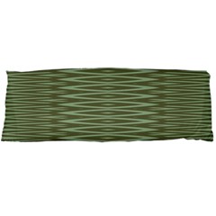 Chive And Olive Stripes Pattern Body Pillow Case Dakimakura (two Sides) by SpinnyChairDesigns