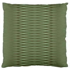 Chive And Olive Stripes Pattern Standard Flano Cushion Case (one Side) by SpinnyChairDesigns