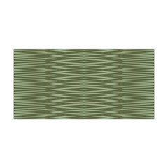 Chive And Olive Stripes Pattern Yoga Headband by SpinnyChairDesigns