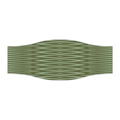 Chive And Olive Stripes Pattern Stretchable Headband by SpinnyChairDesigns