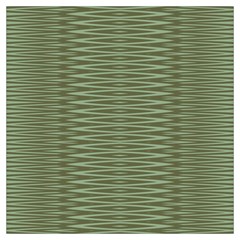 Chive And Olive Stripes Pattern Long Sheer Chiffon Scarf 