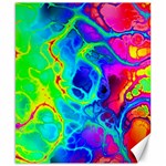 Abstract Art Tie Dye Rainbow Canvas 8  x 10  8.15 x9.66  Canvas - 1