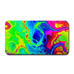 Abstract Art Tie Dye Rainbow Medium Bar Mats by SpinnyChairDesigns