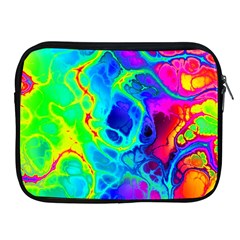 Abstract Art Tie Dye Rainbow Apple Ipad 2/3/4 Zipper Cases by SpinnyChairDesigns