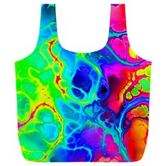 Abstract Art Tie Dye Rainbow Full Print Recycle Bag (xxxl)