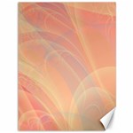 Coral Cream Abstract Art Pattern Canvas 36  x 48  35.26 x46.15  Canvas - 1