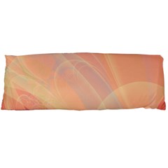 Coral Cream Abstract Art Pattern Body Pillow Case (dakimakura) by SpinnyChairDesigns