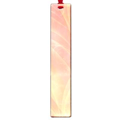 Coral Cream Abstract Art Pattern Large Book Marks by SpinnyChairDesigns