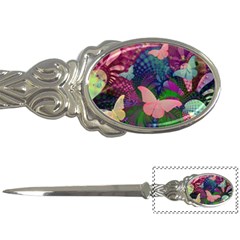 Butterfly Garden Art Letter Opener by SpinnyChairDesigns