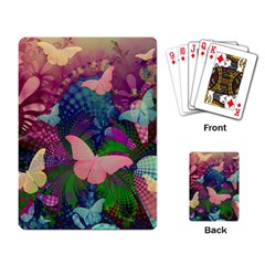 Butterfly Garden Art Playing Cards Single Design (rectangle) by SpinnyChairDesigns