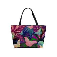 Butterfly Garden Art Classic Shoulder Handbag by SpinnyChairDesigns