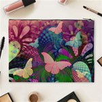 Butterfly Garden Art Cosmetic Bag (XL) Back