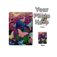 Butterfly Garden Art Playing Cards 54 Designs (mini) by SpinnyChairDesigns