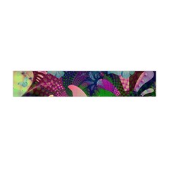 Butterfly Garden Art Flano Scarf (mini) by SpinnyChairDesigns