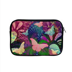 Butterfly Garden Art Apple Macbook Pro 15  Zipper Case by SpinnyChairDesigns