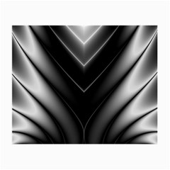 Black and Silver Pattern Small Glasses Cloth