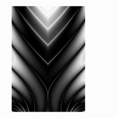 Black and Silver Pattern Small Garden Flag (Two Sides)