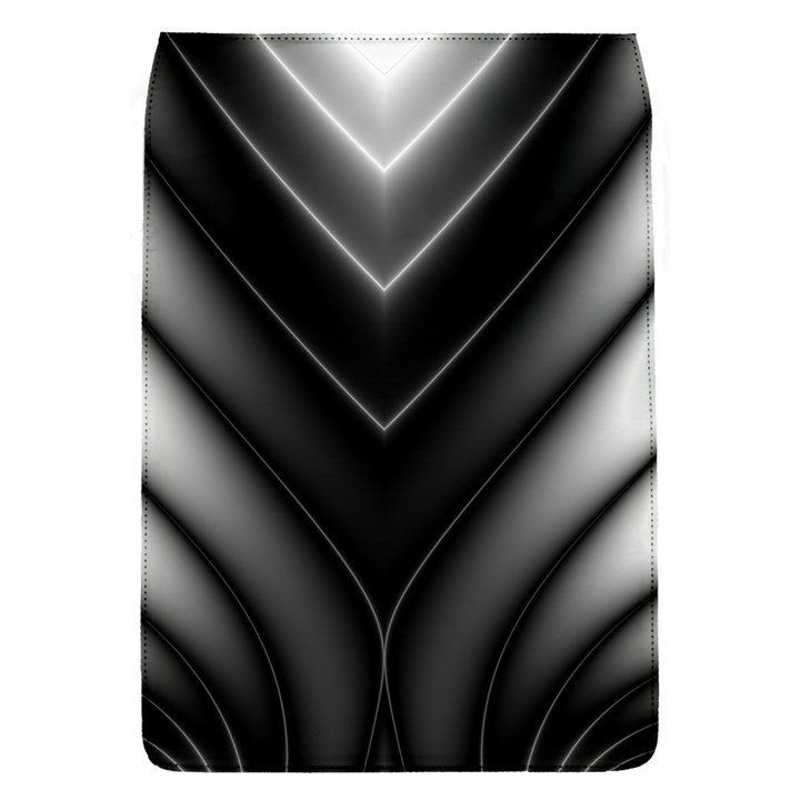 Black and Silver Pattern Removable Flap Cover (S)