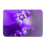 Violet Purple Flower Print Plate Mats 18 x12  Plate Mat