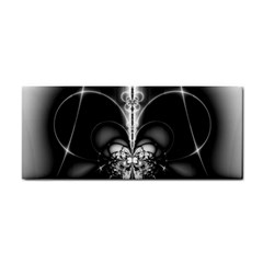 Abstract Black And White Art Hand Towel by SpinnyChairDesigns